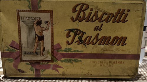 Scatola latta biscotti - latta,