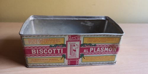 Scatola latta biscotti - scatola, plasmon