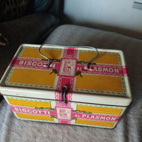 Scatola latta vintage - vintage, plasmon