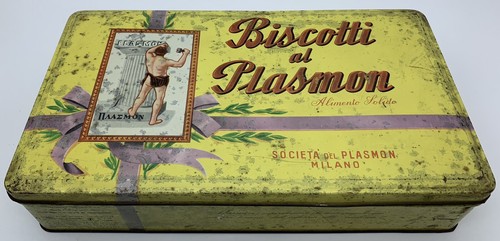 Scatola latta biscotti al - in,